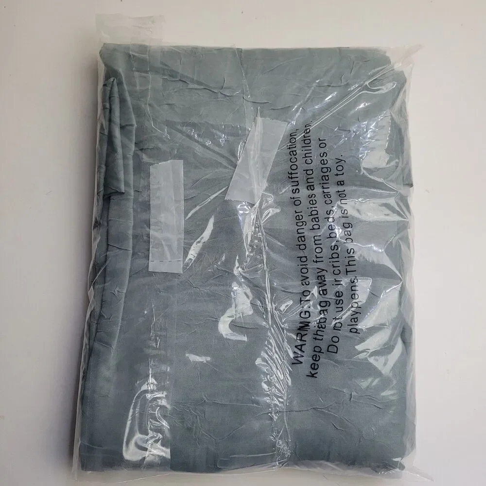 NIP Lichtenberg No. 918 ERI Fabric One Panel Curtain Mint Green 51” X 95”